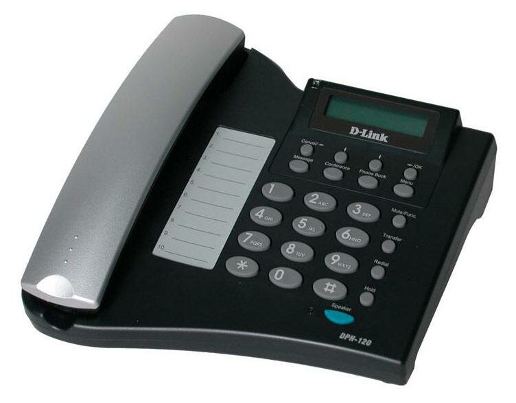 Телефон IP D-Link DPH-120S/F1A черный