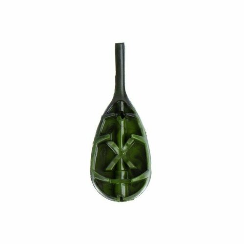 фото Груз-кормушка пластиковая x-feeder pl camo flat s, цвет камо, 50 г, 10 мл (комплект из 8 шт)