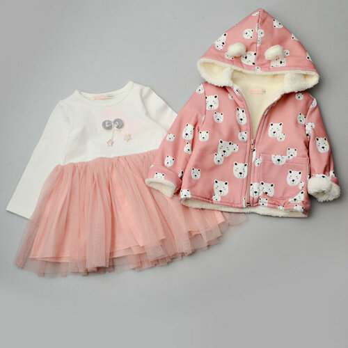 Комплект одежды  Baby Rose, размер 86, бордовый, розовый