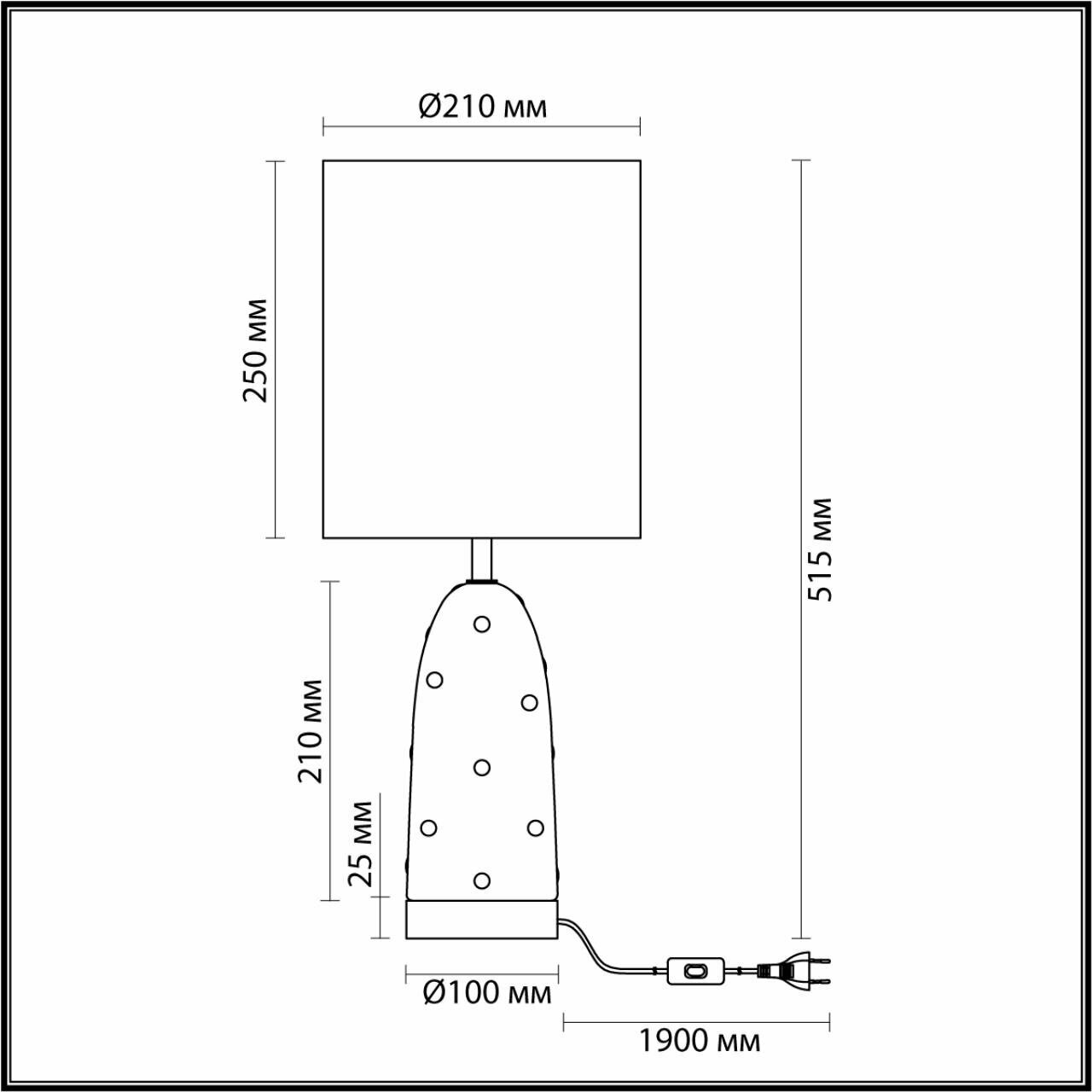 Настольная лампа Odeon Light Modern 5424/1T золотая