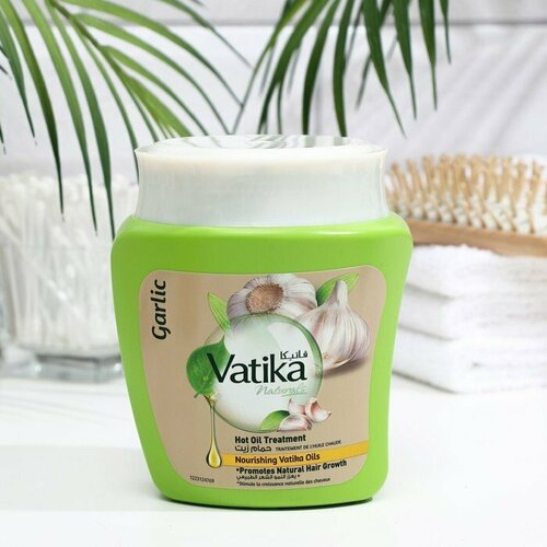 Маска для волос Dabur Vatika Garlic для ломких и выпадающих волос, 500 г (комплект из 2 шт) dabur маска для волос dabur vatika garlic для ломких и выпадающих волос 500 г