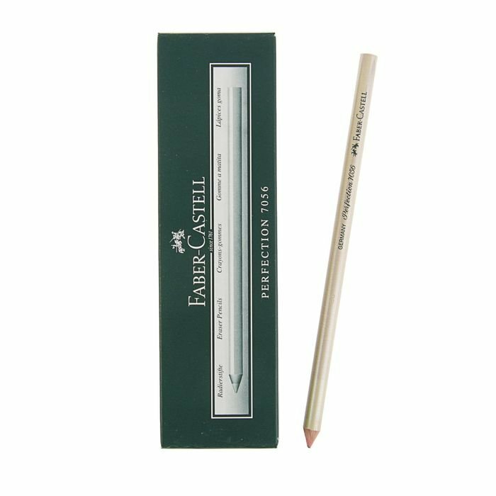 Ластик-карандаш, Faber-Castell Perfection 7056 для ретуши и точного стирания графита и угля (комплект из 6 шт)