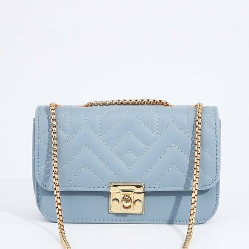 фото Сумка мессенджер , голубой нет бренда