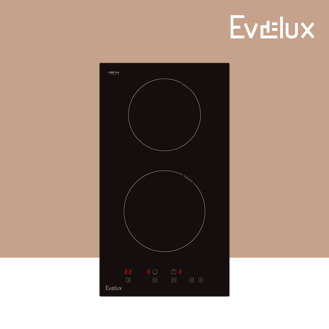 Индукционная варочная панель Evelux EI 3020 ширина 30 см, сенсорное управление, черный