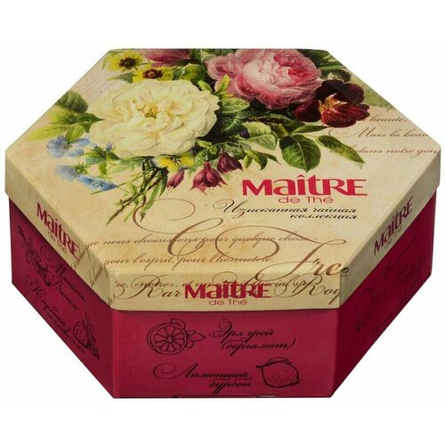 Набор чая Maitre de The Цветы 120г 1уп
