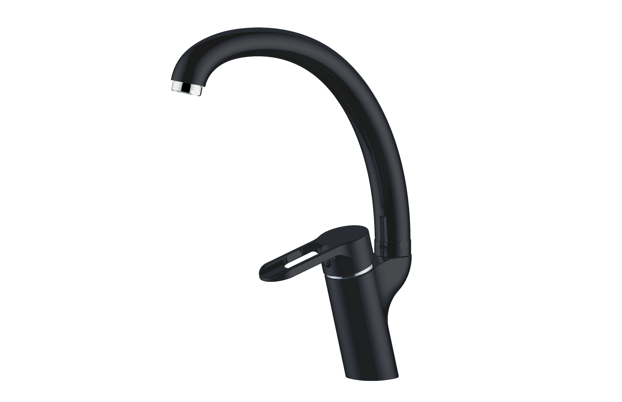 фото Смеситель кухонный Voda ММ519В Mars высота 22 см цвет черный