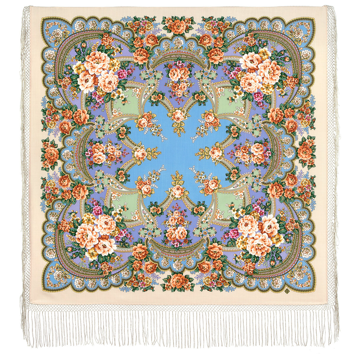 Платок Павловопосадская платочная мануфактура 