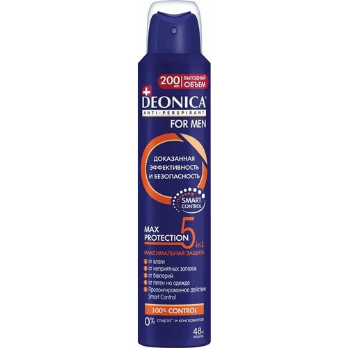 Антиперспирант Deonica For Men 5 Protection 200мл х 3шт