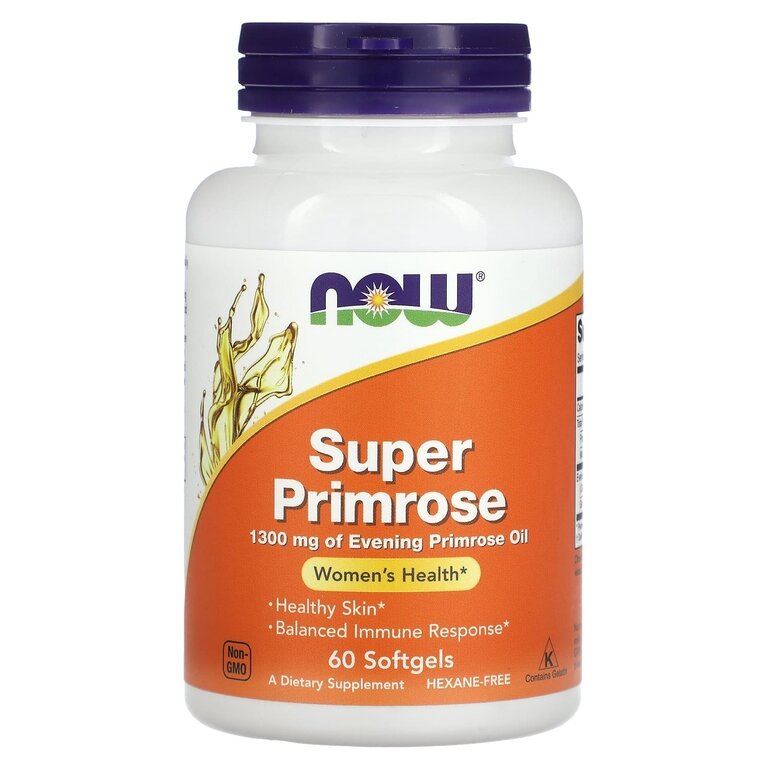 Гормональные Препараты При Климаксе Капсулы NOW Super Primrose, 155 г, 1300 мг, 60 шт.