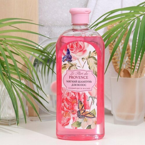 Шампунь для волос Le Flirt Du Provence розовый цвет и жасмин, 730 мл (комплект из 8 шт)