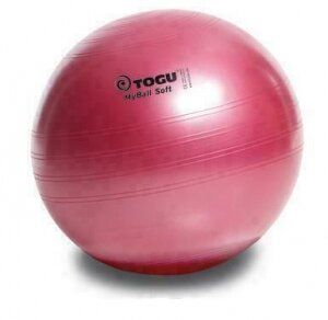 34070-58804 Мяч гимнастический TOGU My Ball Soft 65 см. красный перламутровый, 418652RR-65-00