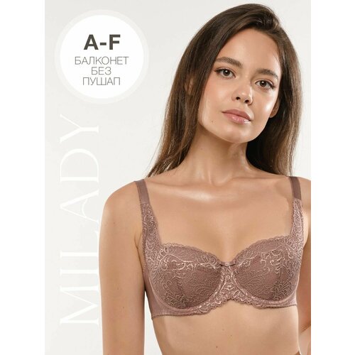 фото Бюстгальтер milady, размер 80b, коричневый