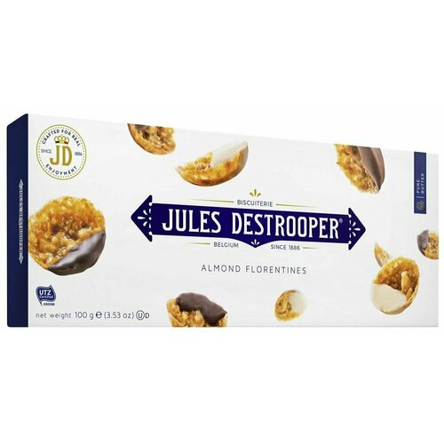 Печенье Jules Destrooper флорентийское с миндалем 100г х 2шт