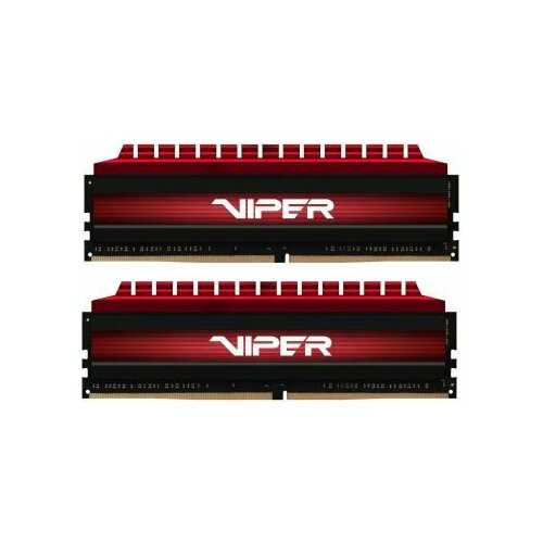 Оперативная память Patriot DDR4 2x32Gb 3600MHz Viper 4 RTL PC4-28800 CL18 DIMM 288-pin 1.35В с радиатором Ret оперативная память для компьютера patriot viper 4 dimm 64gb ddr4 3600 mhz pv464g360c8k