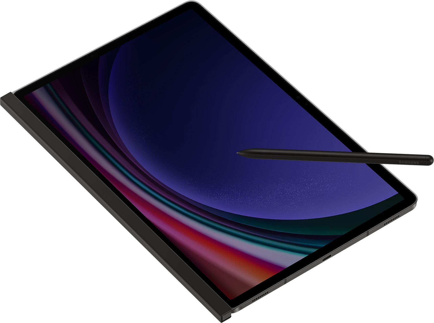 Чехол Samsung для Galaxy Tab S9+ Privacy Screen, поликарбонат, черный (EF-NX812PBEGRU)