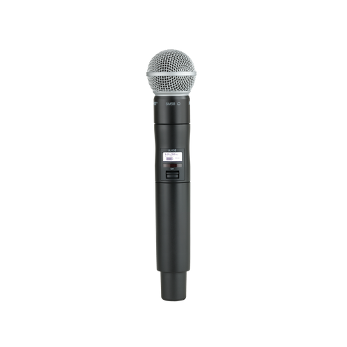 SHURE ULXD2/SM58=-G51 ручной передатчик с капсюлем SM58, динамический кардиоидный, 470-534 МГц. Черный