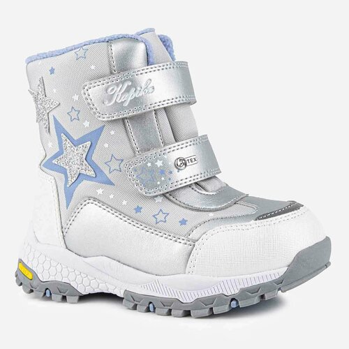 фото Ботинки kapika, размер 27, серебряный