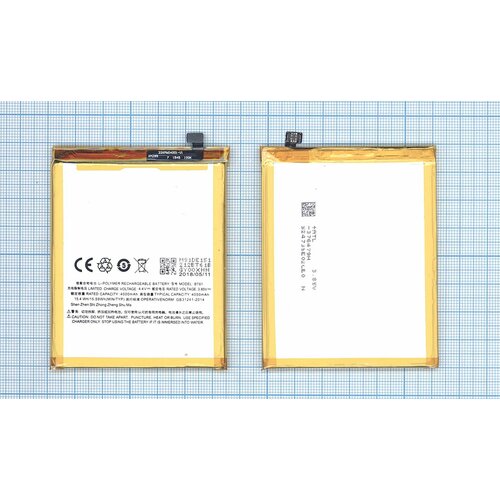 original replacement battery 3 85v 4000mah bt61 for meizu l version m3 note l681h battery Аккумуляторная батарея BT61-A для MeiZu M3 Note 4000mAh / 15.40Wh 3,85V