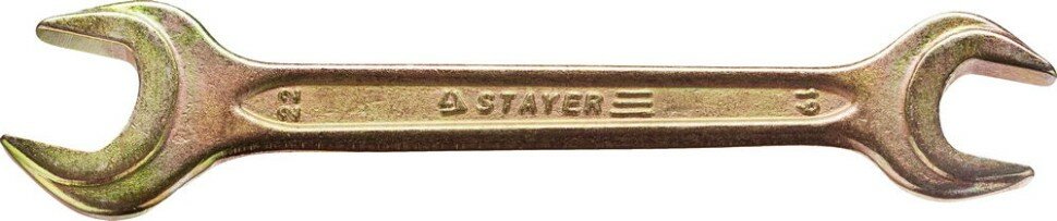 STAYER Рожковый гаечный ключ 19 x 22 мм, STAYER, ( 27038-19-22 )