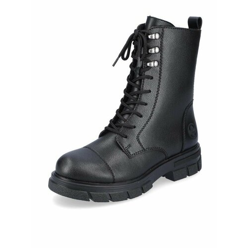 фото Ботинки rieker, размер 36, черный