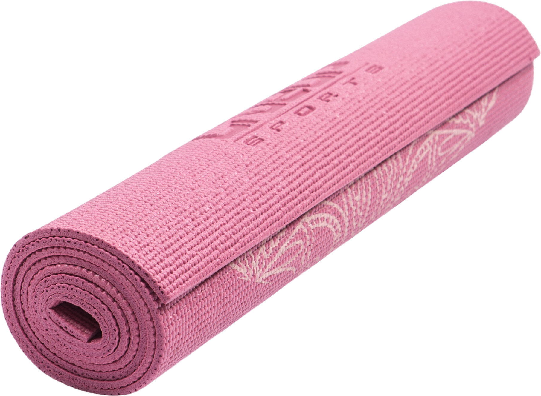 Мат для йоги LiveUp PRINTED YOGA MAT-RED Унисекс LS3231c-06r 173x61x0,6см