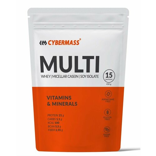 CyberMass Multi Protein (450г) Клубника