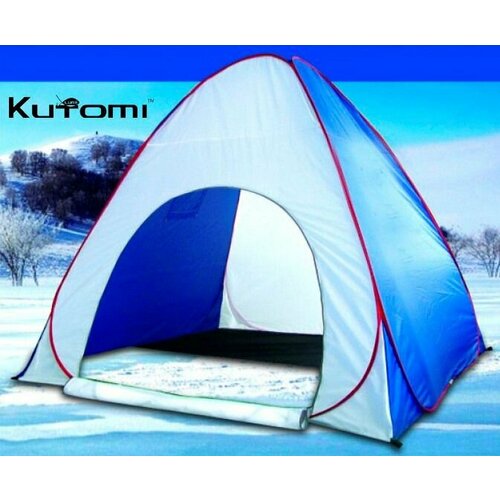 фото Палатка автомат kutomi fw-1202 сине-белая (200/200/170) (без колышков в комплекте)