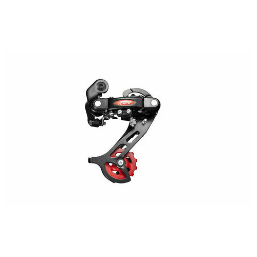 Переключатель задний POWER 6-7 скоростей крепление на петух 43T длинная лапка стальной черный 50 1083₽