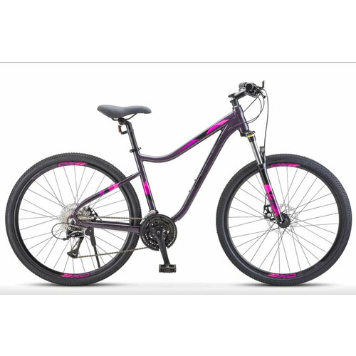 Женский велосипед Stels Miss 7700 MD 275 V010 2023 19 Темно-фиолетовый 172-180 см 4421000₽