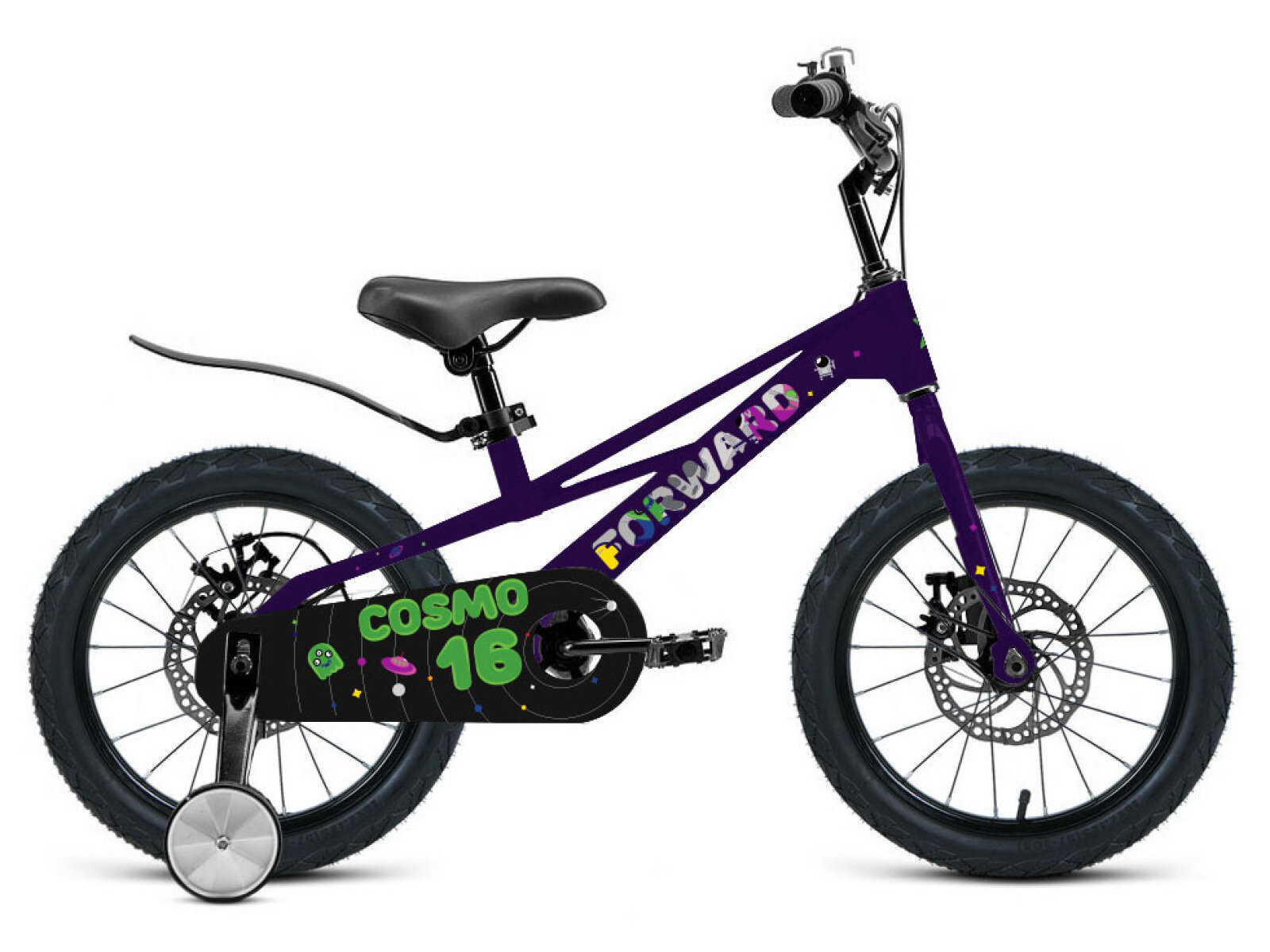 Детский велосипед Forward Cosmo 18 (2023) 18 Темно-фиолетовый (110-125 см)