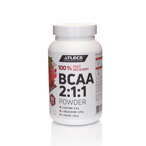 Atlecs BCAA 2.1.1, 500 g, (вишня) atlecs bcaa 2 1 1 500 g вишня