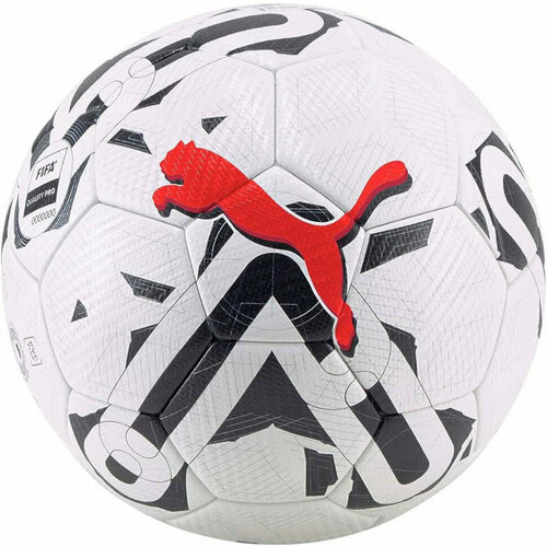 Мяч футбольный PUMA Orbita 3 TB, 08377603, р.5, FIFA Quality, 32 пан, ПУ, термосшивка, бело-черный