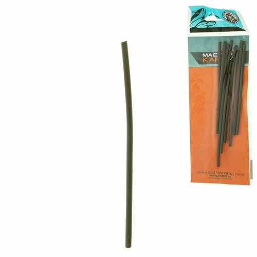 фото Набор термотрубок d3.0/1.5, цвет зеленый (набор 10шт) нет бренда