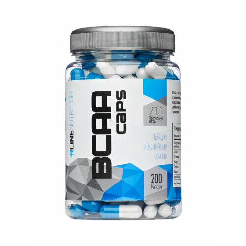 яблоко r line bcaa extra 200 гр r line R-LINE BCAA, 200 caps (200 капсул)