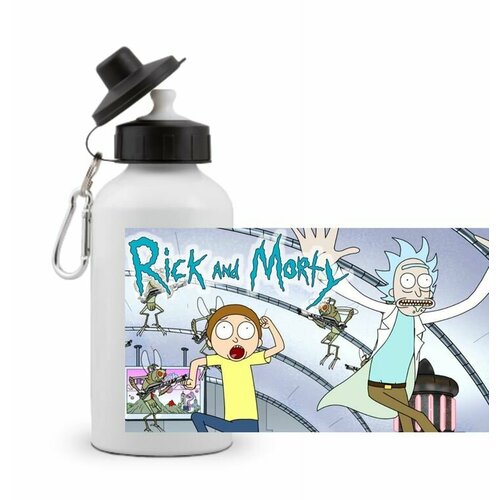 фото Спортивная бутылка рик и морти, rick and morty №10 suvenirof-shop