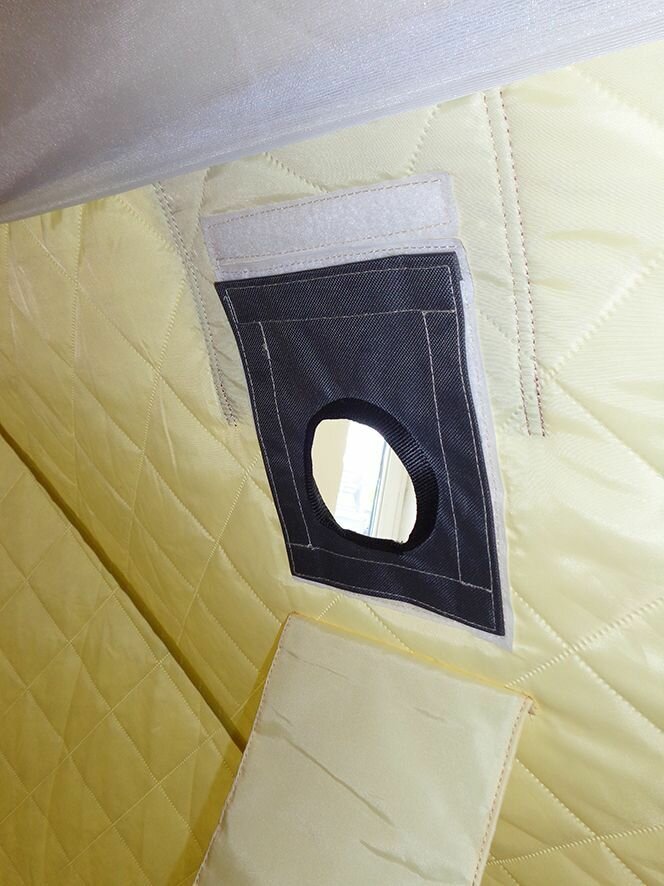 фото Накладка на окно под газоотводную трубу Снегирь