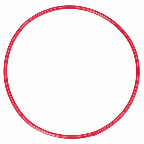Обруч диаметр 60 см, цвет красный обруч диаметр 60 см цвет красный