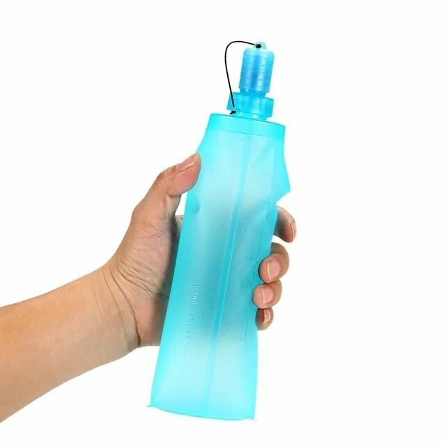 Питьевая система 0.25 Литра, TPU гидратор, бутылка голубая