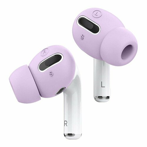 Накладки-амбушюры силиконовые Elago EarBuds Cover для AirPods Pro 2 (2022), фиолетовые (6 пар) амбушюры для наушников samsung buds 2 pro s m l 3 пары