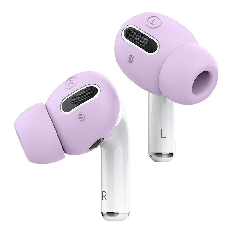 Накладки-амбушюры силиконовые Elago EarBuds Cover для AirPods Pro 2 (2022), фиолетовые (6 пар)