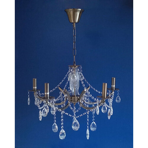 Люстра подвесная LS 778/5 цвет бронза