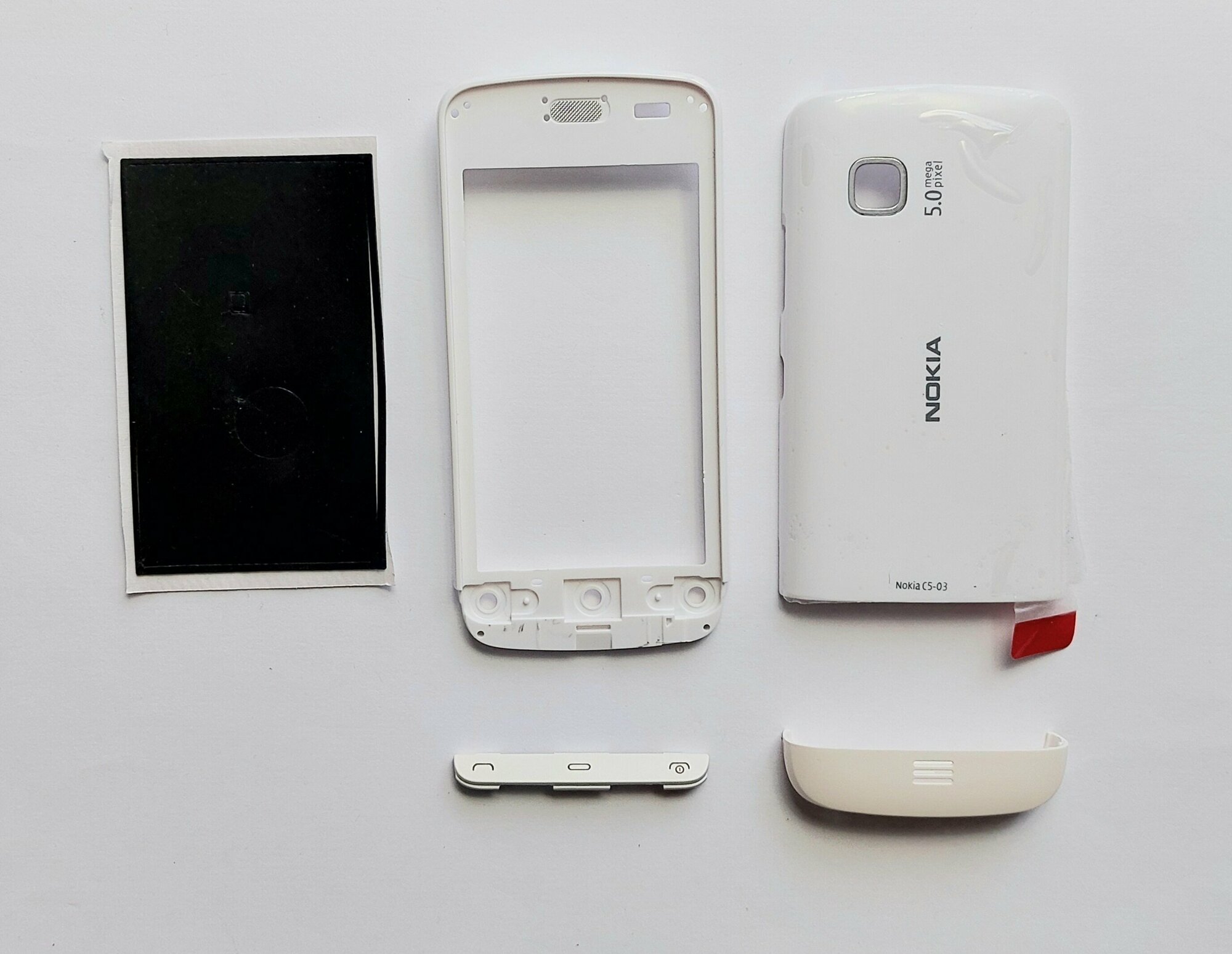 Панель для Nokia C5-03/C5-06 с клавиатурой белый