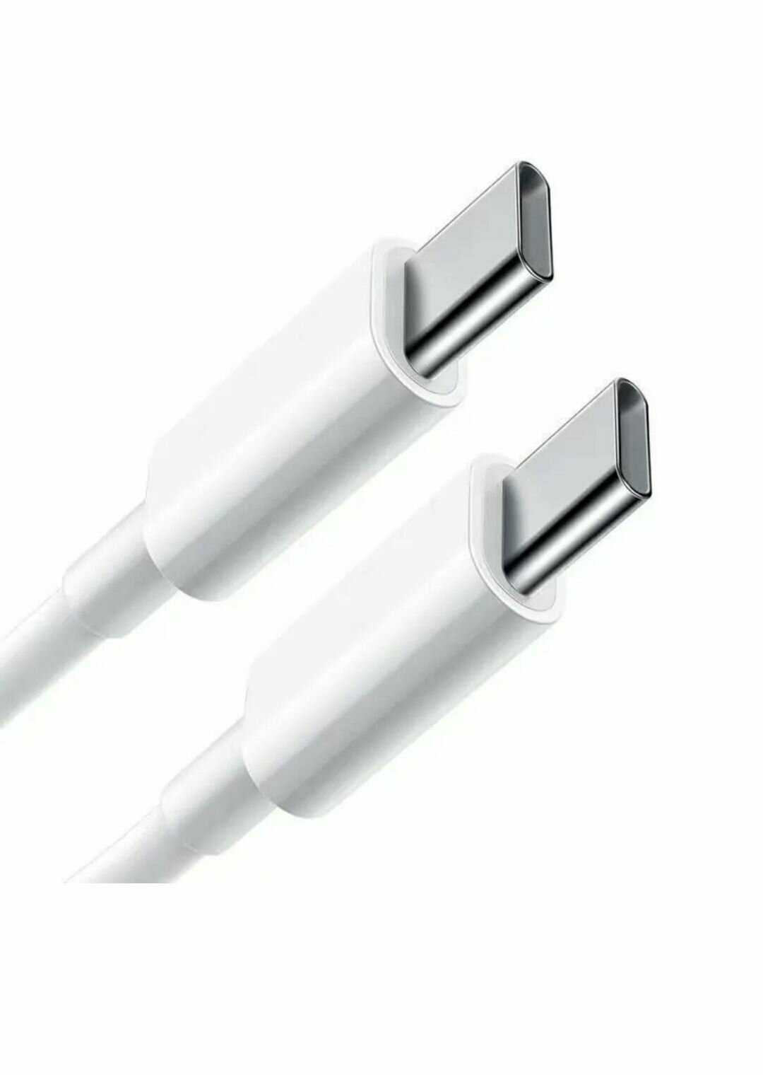 Кабель Type-C / USB для зарядки мобильных устройств / Длина 1 метр / Провод для телефона, планшета, наушников / Шнур с разъемом ЮСБ Тайп Си / Белый — фото 13