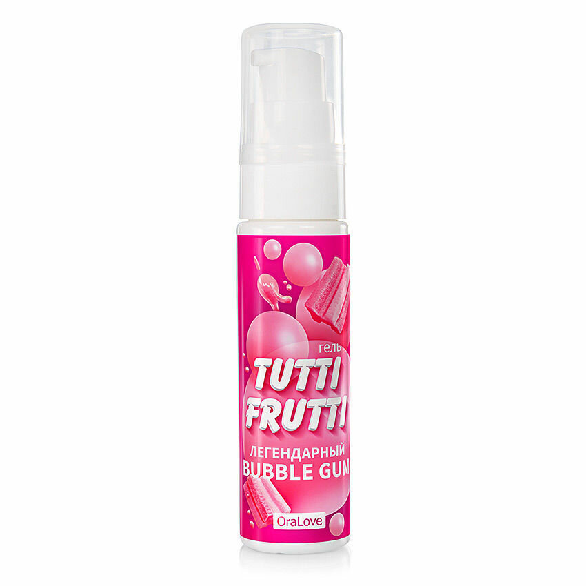 Интимный гель TUTTI-FRUTTI BUBBLE GUM 30 г