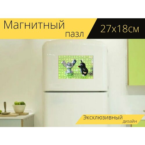 Магнитный пазл Крот, болт, гайка на холодильник 27 x 18 см. магнитный пазл греция крот балос на холодильник 27 x 18 см