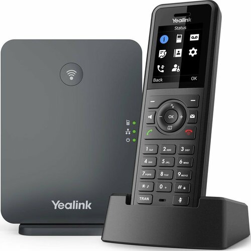 Телефон SIP Yealink W77P, черный телефон sip yealink w77p черный