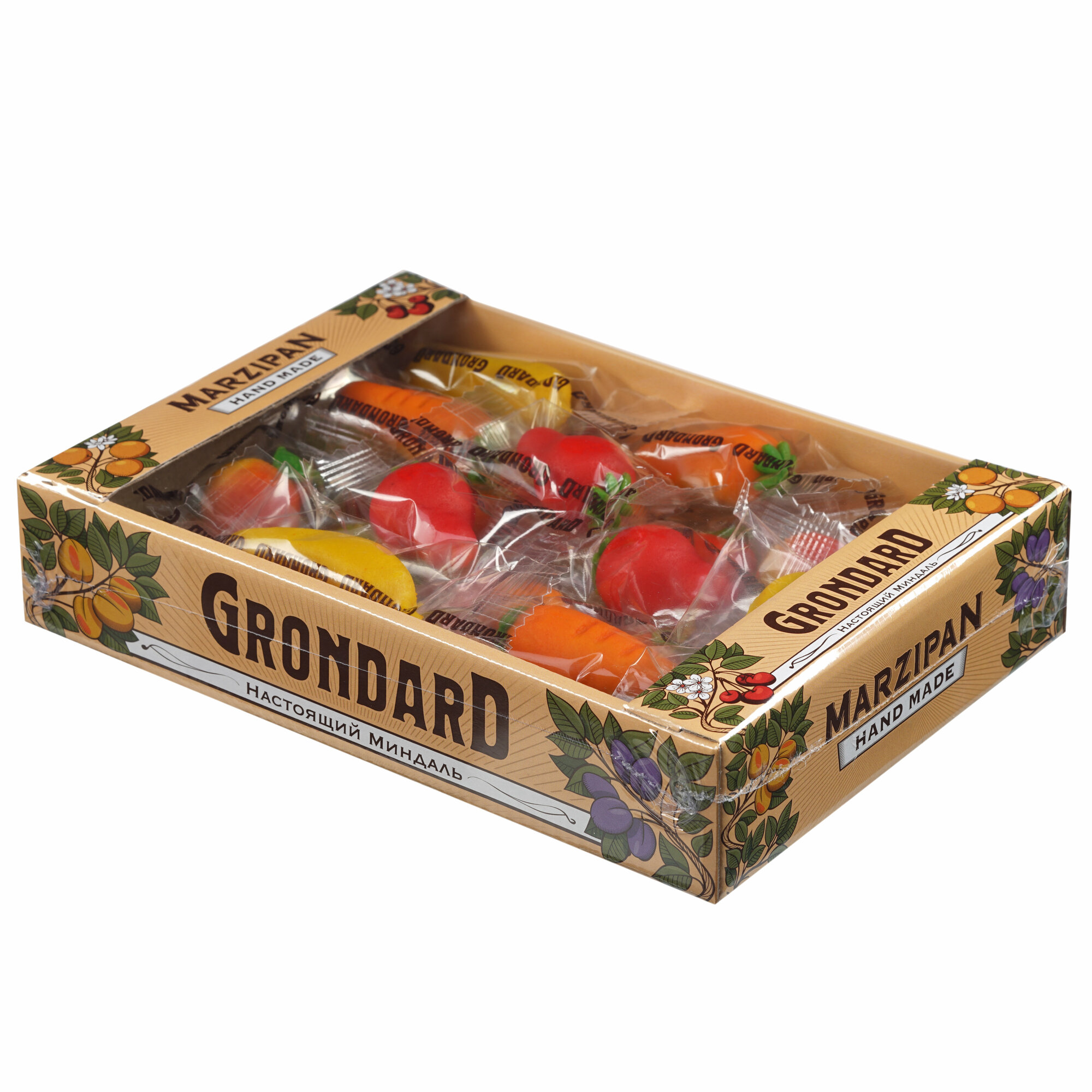 Конфеты "Марципановые фрукты" GRONDARD, 500 гр