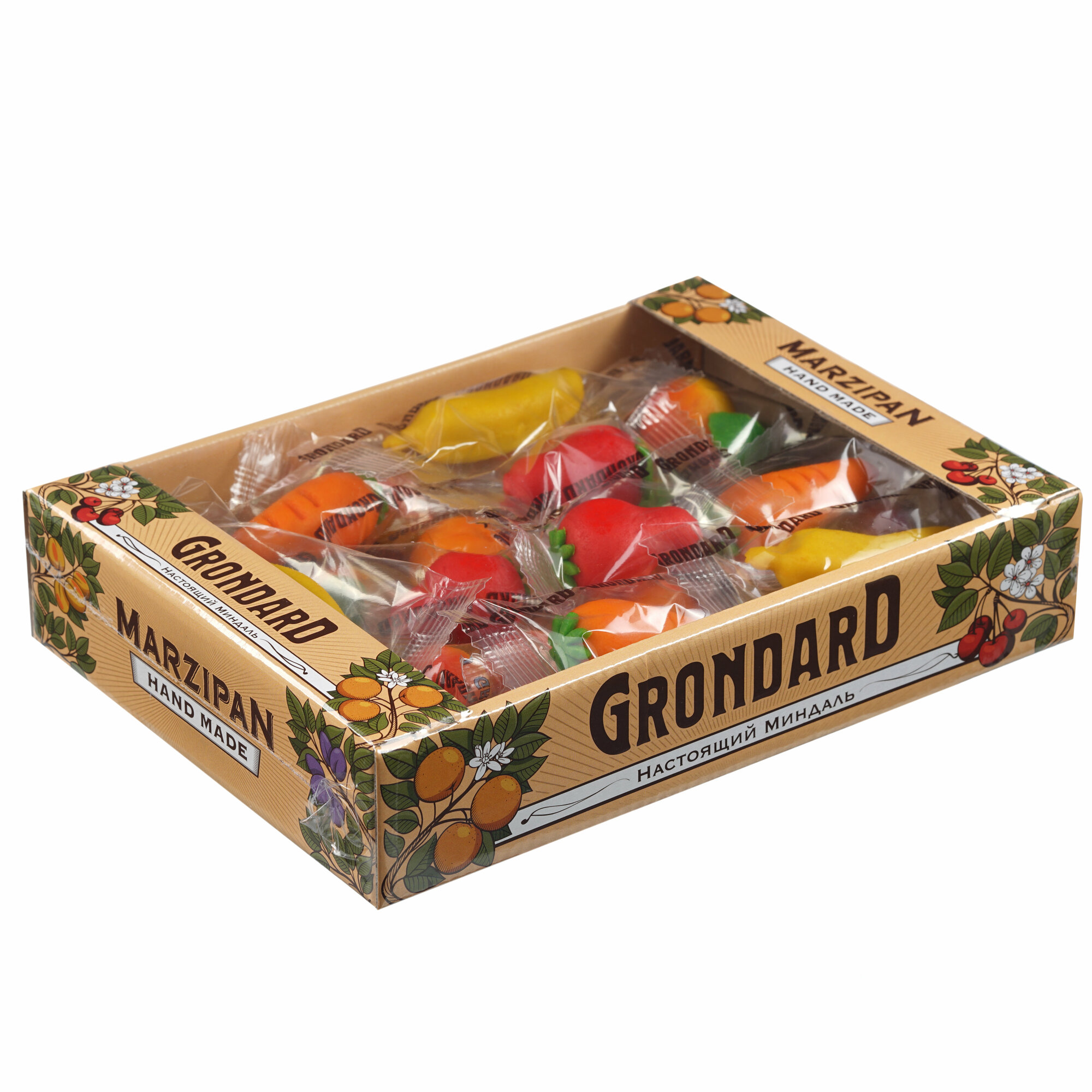 Конфеты "Марципановые фрукты" GRONDARD, 500 гр