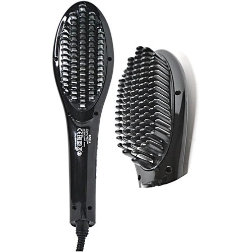 Профессиональная плойка для волос Rozia Выпрямитель-расческа для волос Утюжок Расческа Rozia Уход за волосами Черный 439000₽