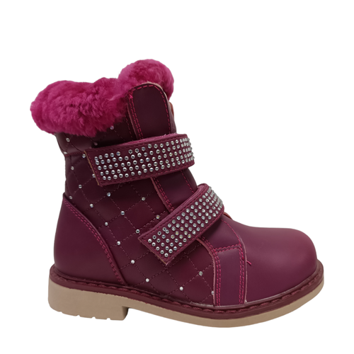 фото Ботинки сказка, размер 31, фуксия
